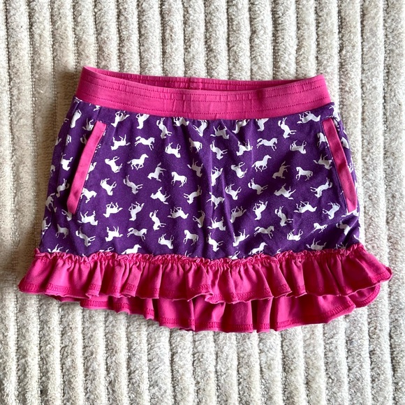 2 pairs of skorts (skirts with shorts), girls size 4T, GUC - Picture 2 of 9